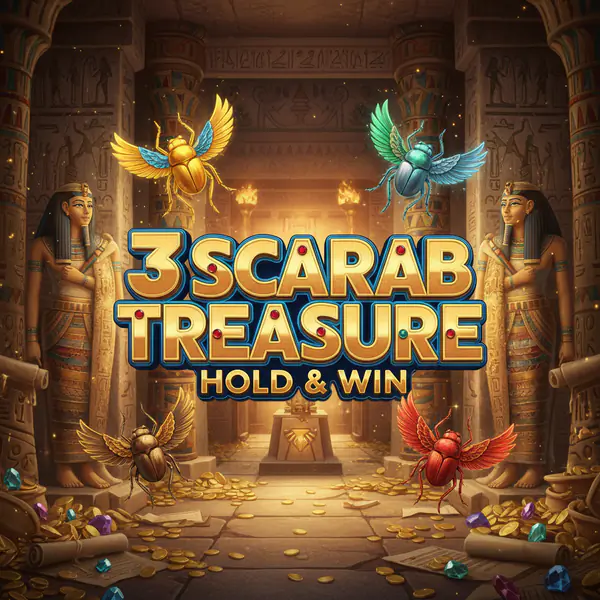 3 Scarab Treasure: Hold & Win